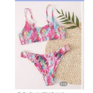 Tie dye smock bikini size small